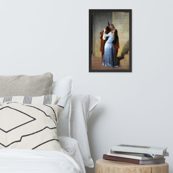 Il Bacio di Hayez – Stampa con Cornice in Legno - immagine 3