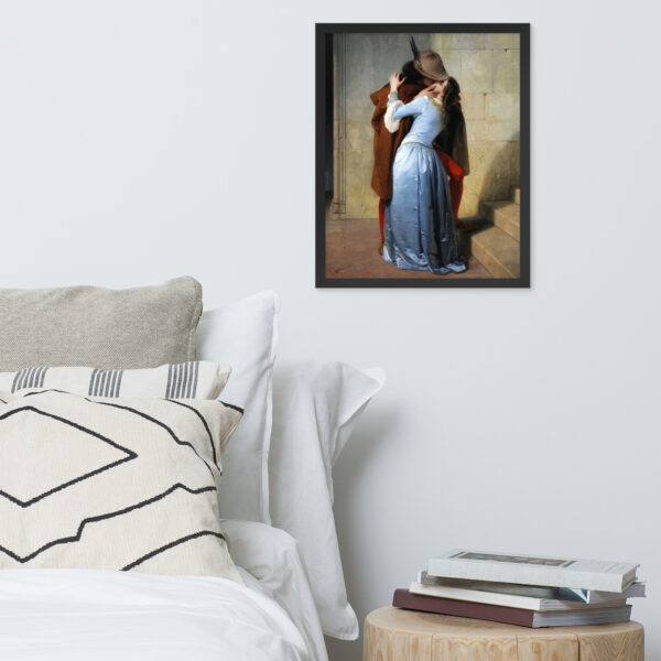 Il Bacio di Hayez – Stampa con Cornice in Legno - immagine 4