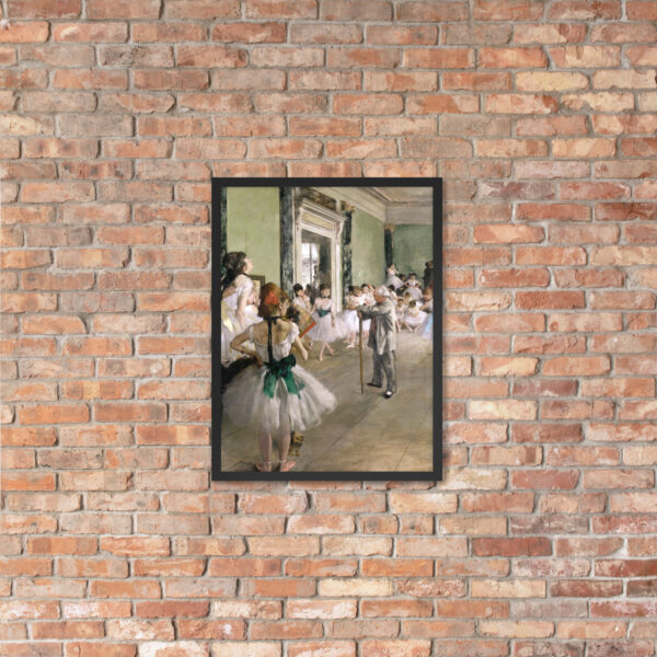 Poster con cornice La scuola di danza di Edgar Degas - immagine 17