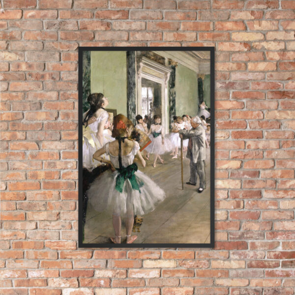 Poster con cornice La scuola di danza di Edgar Degas - immagine 20