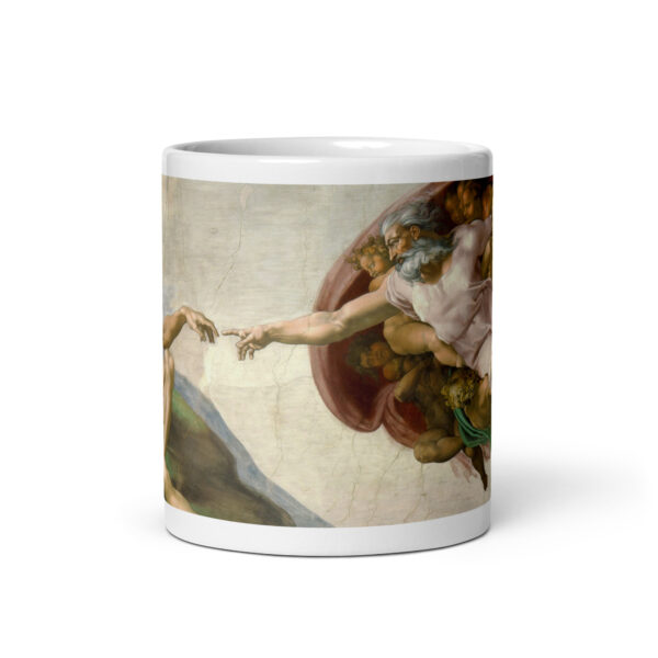 Tazza "La Creazione di Adamo" – Michelangelo - immagine 4