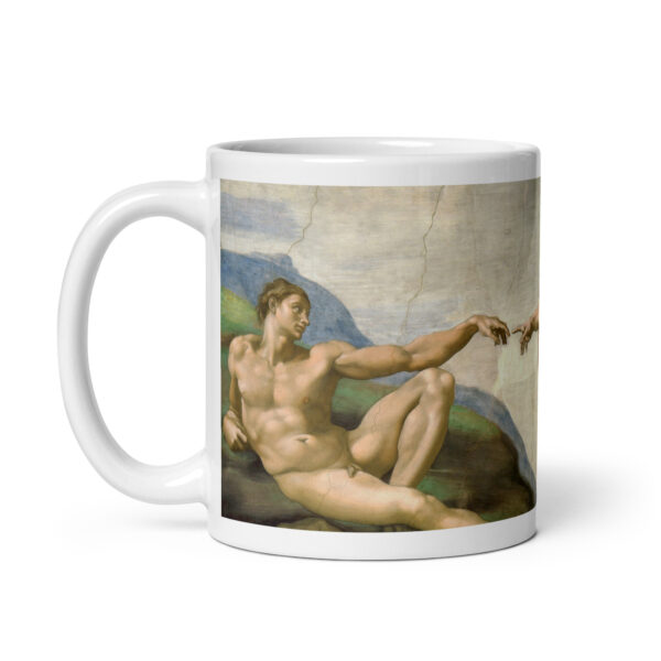 Tazza "La Creazione di Adamo" – Michelangelo - immagine 3