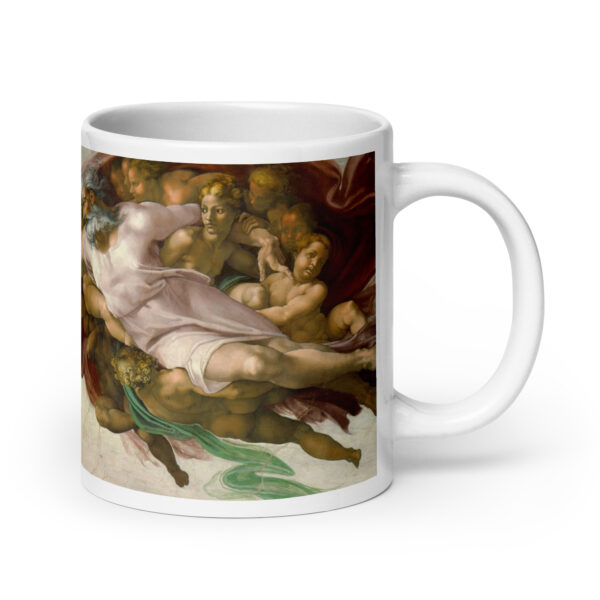 Tazza "La Creazione di Adamo" – Michelangelo - immagine 8